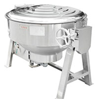 Tiltable Gas Cooking Pan