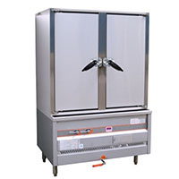 Environment-friendly Two-door Gas Steaming Cabinet
