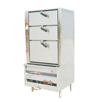 Three-door Gas Steaming Cabinet