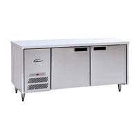 2 Doors Work Top Chiller