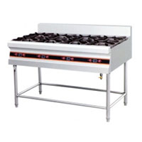 Gas Range With 8  Burner